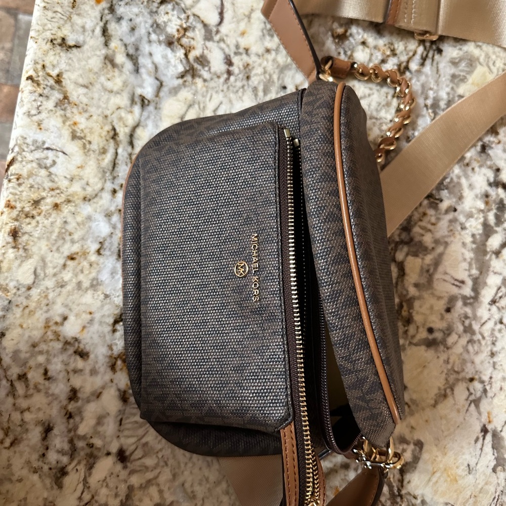 Michael kors Fanny pack style purse in brown